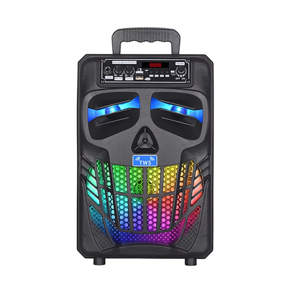 Portable Bluetooth Black Speaker with Double Subwoofer G5156