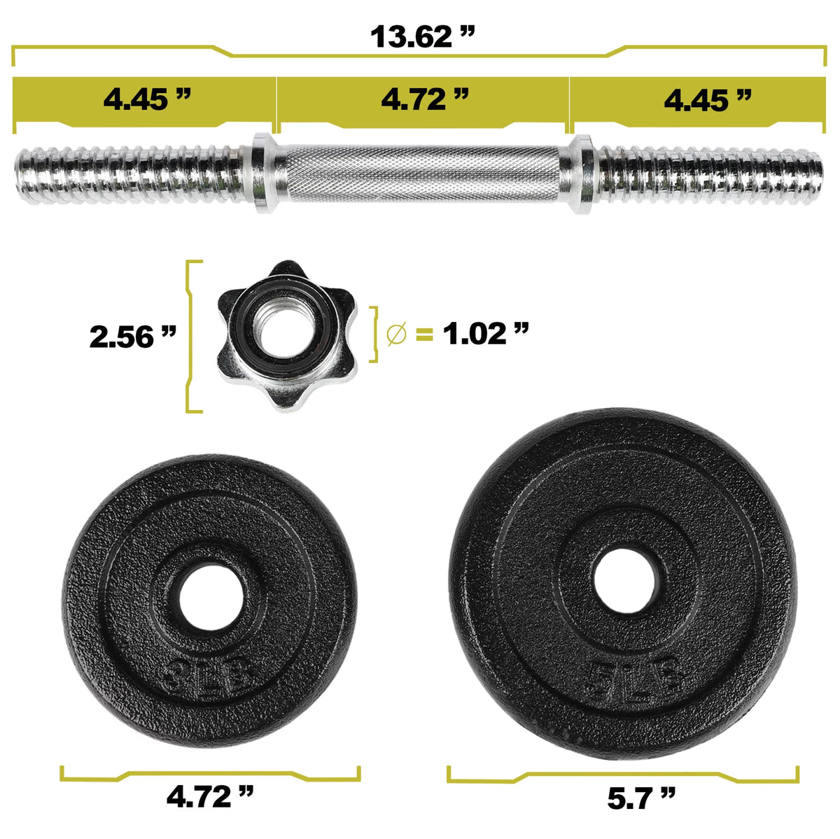 40lb Adjustable Dumbbell Set B985