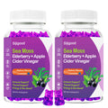 Organic Irish Sea Moss Gummies with Elderberry, Bladderwrack, Burdock, Apple Cider Vinegar, Chlorophyll, 120 Vegan Gummies J6219