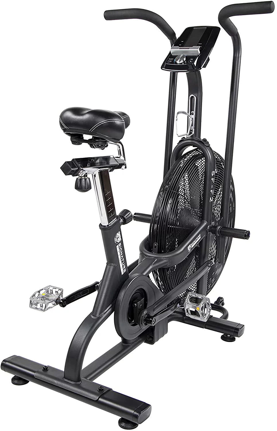 Upright Fan Bike with Adjustable Seat and Handlebars, Black R429827