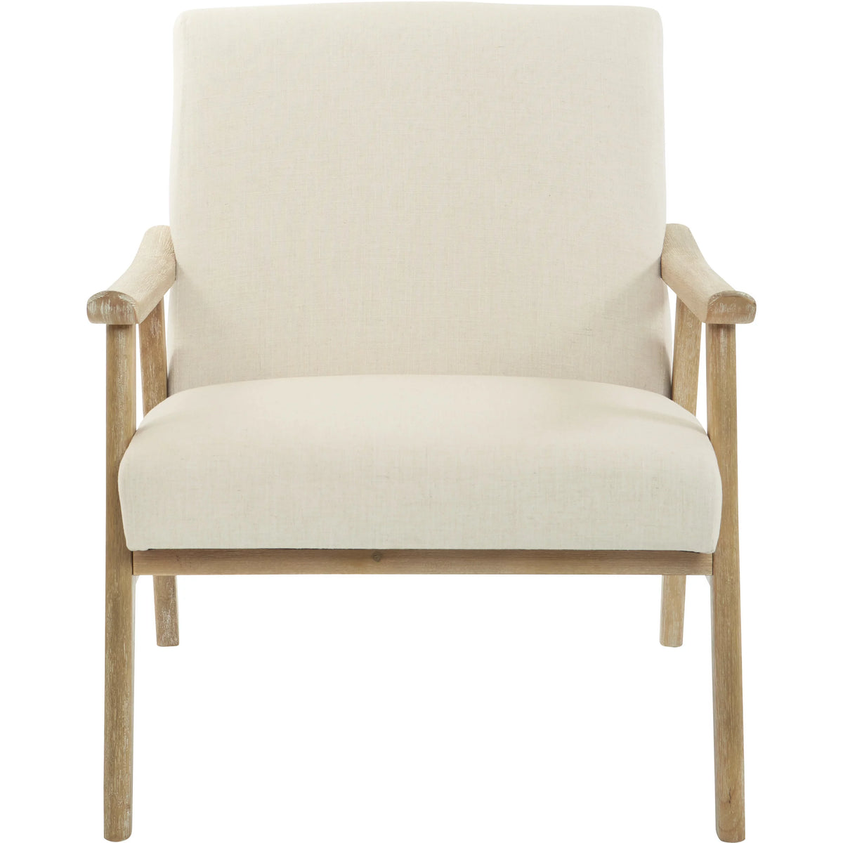 Linen Fabric Chair with Brushed Finished Frame P591