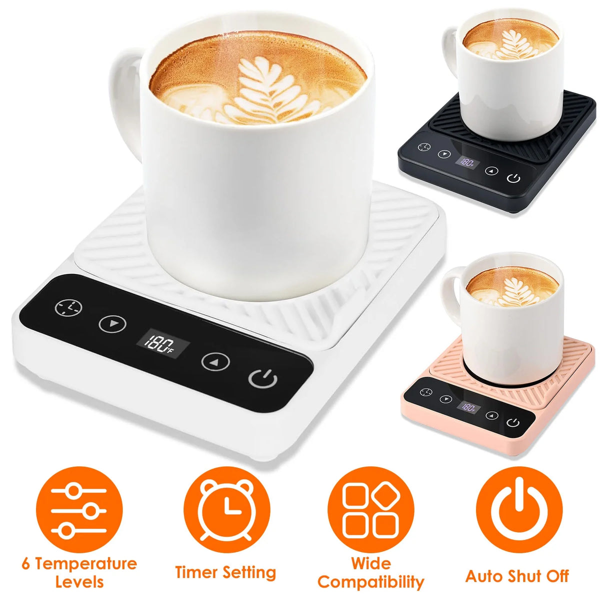Electric Mug Warmer with 6 Temperature Settings Z5592
