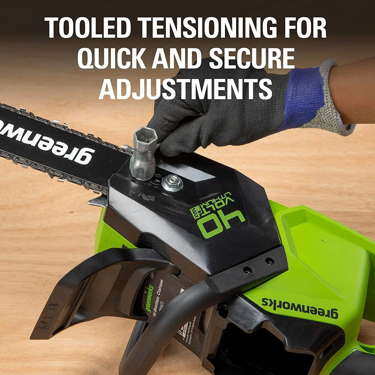 40V 16-inch Brushless Chainsaw with 4 Ah Battery and Charger R67019