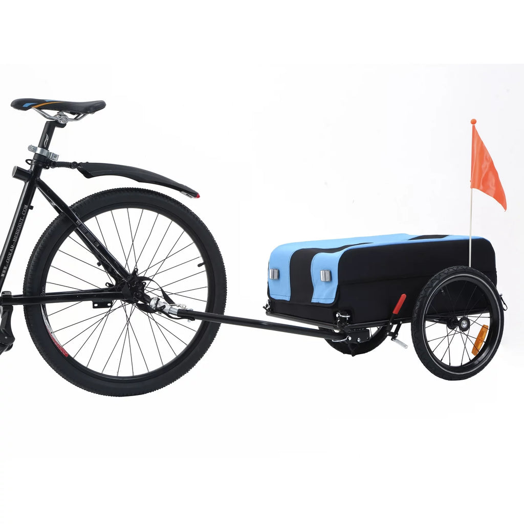 Folding Bike Cargo Trailer with Removable Cover L39163
