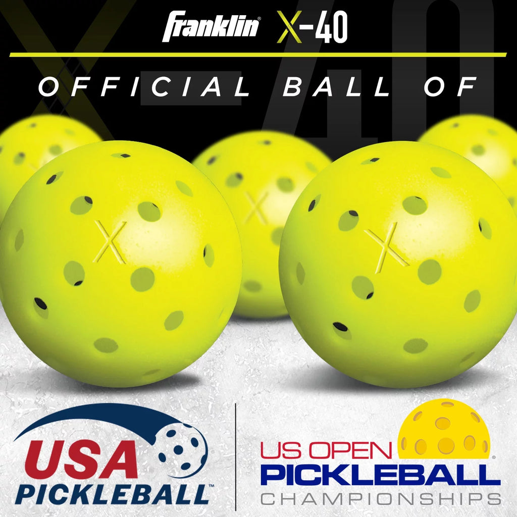 6 Pack Regulation Size Outdoor Pickleballs Q368