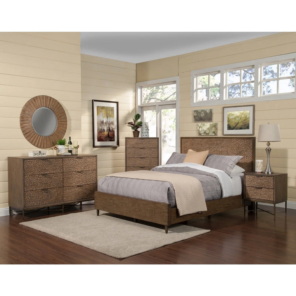 Brown Queen Panel Bed B80246