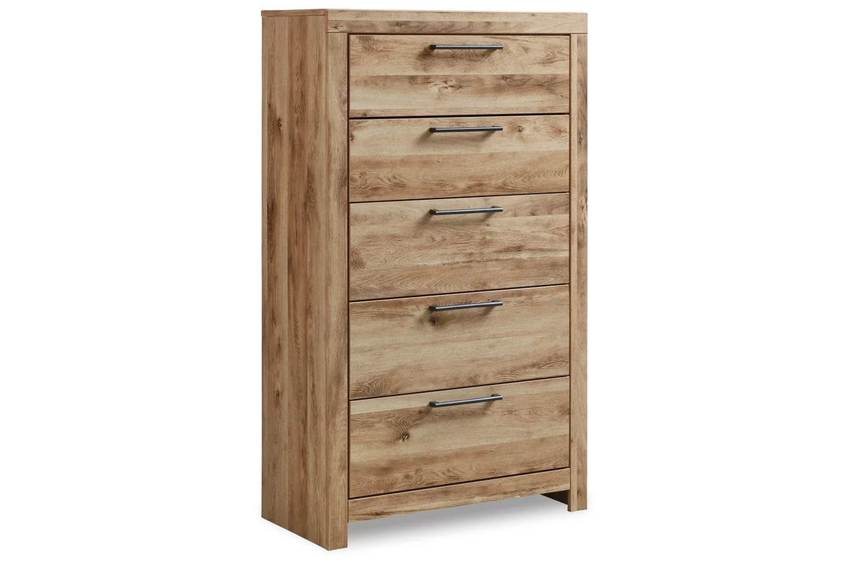 5 Drawer Wood Chest T256