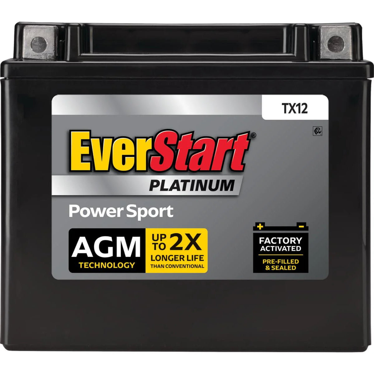 AGM PowerSport Battery Group Size TX12 12 Volt 180 CCA I81430