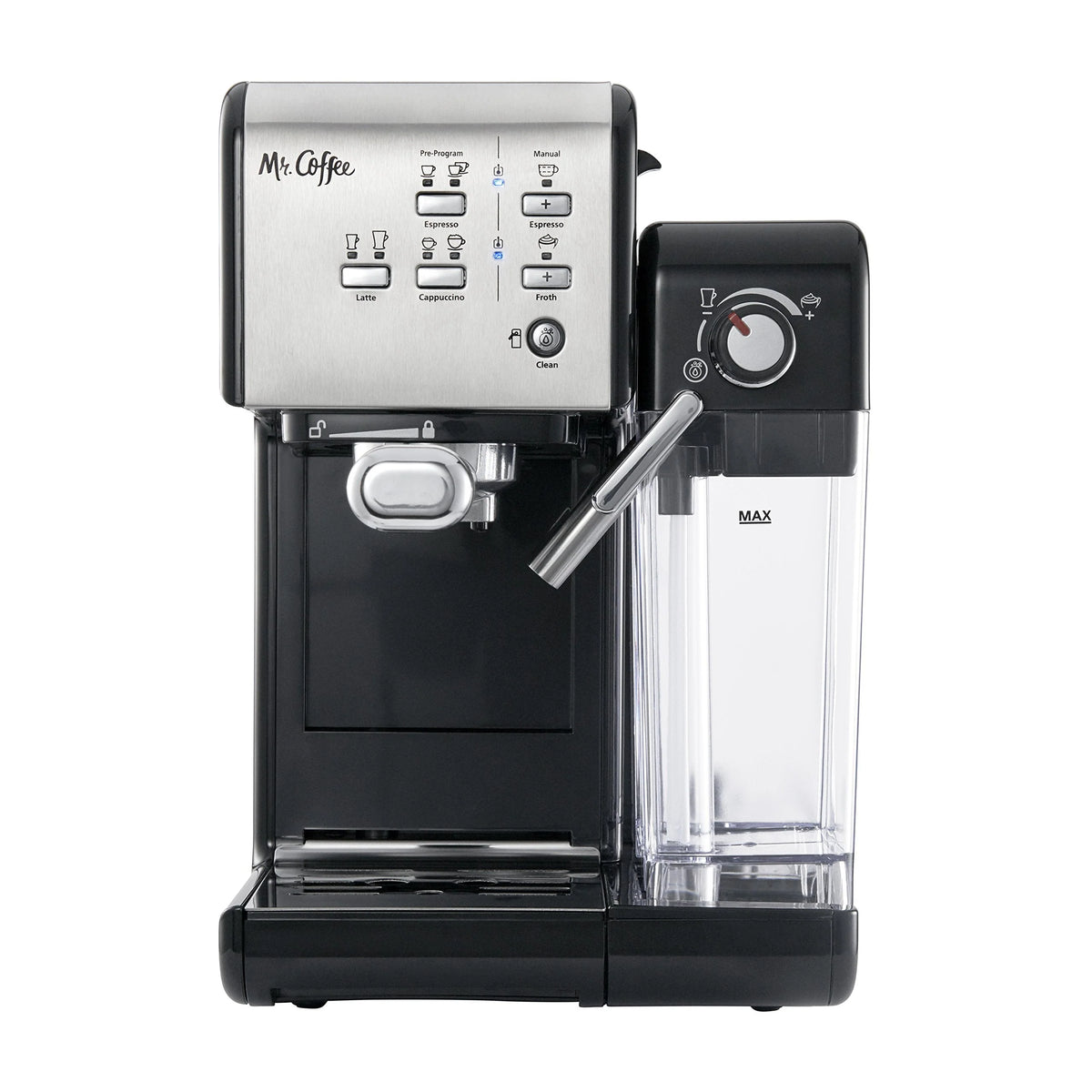 Black Espresso and Cappuccino Machine L1495
