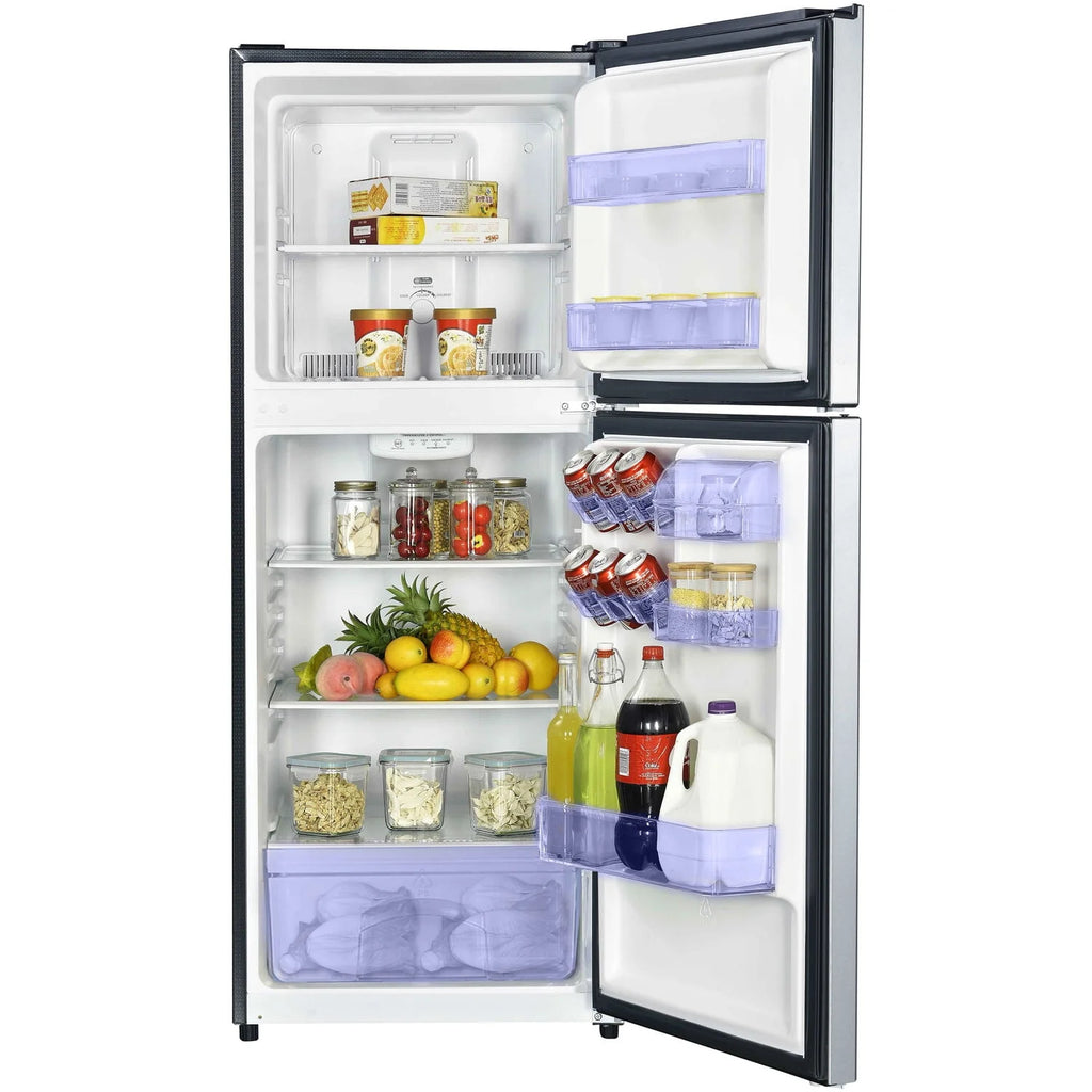 10.1-Cu. Ft. Black Refrigerator with Top-Mount Freezer Q667