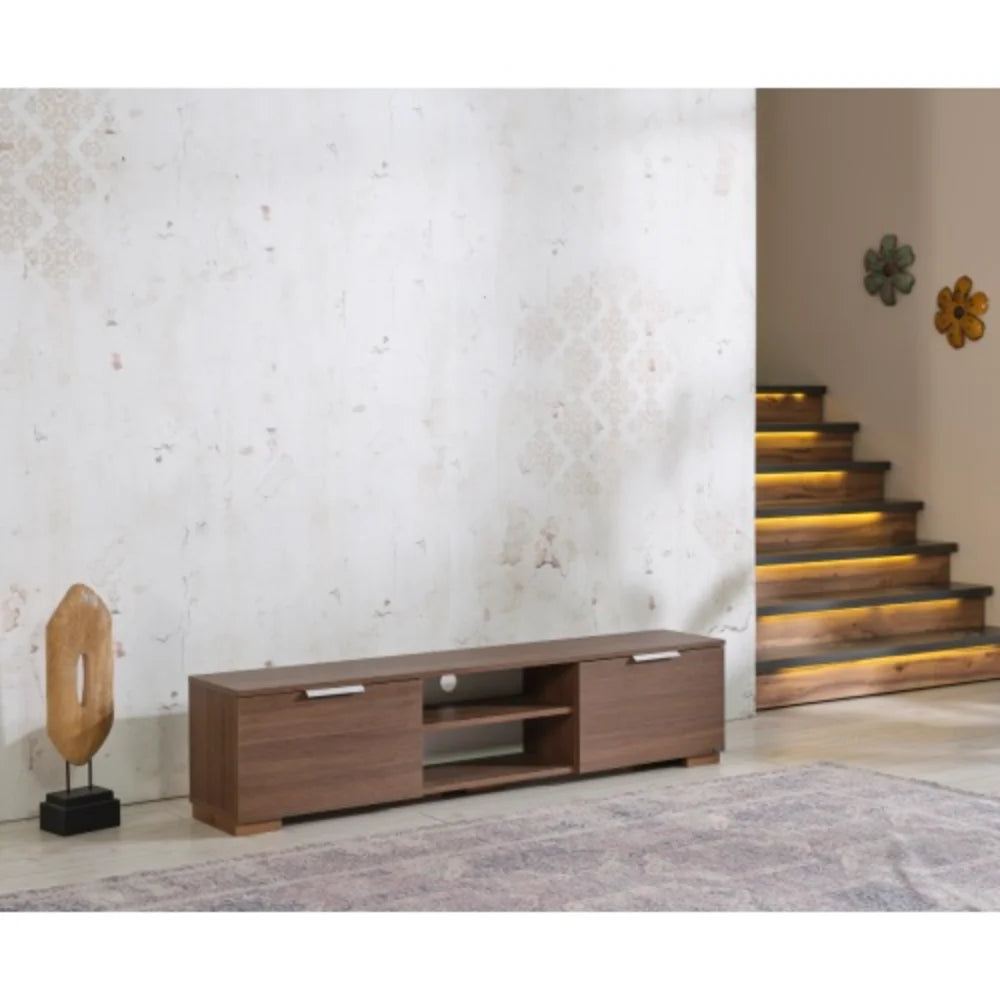 Mid Century Modern White 66 inch Tv Stand S1035
