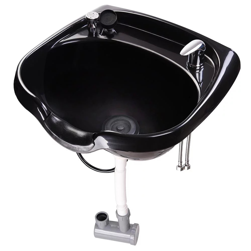 Shampoo Bowl with Vacuum Breaker and Neck Rest D9740