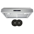 30 380 CFM Convertible Under Cabinet Range Hood with Digital Touch Controls S3070