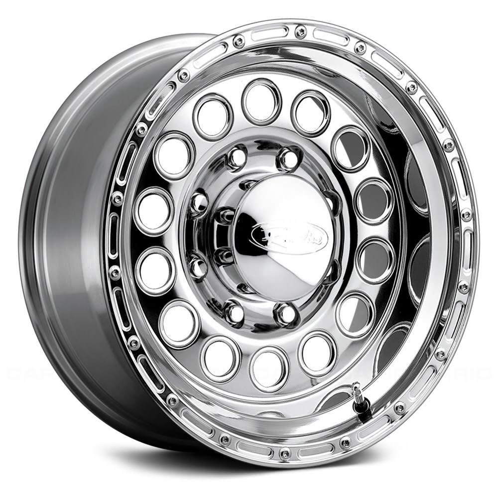 16x22 Polished Silver Wheel Q883