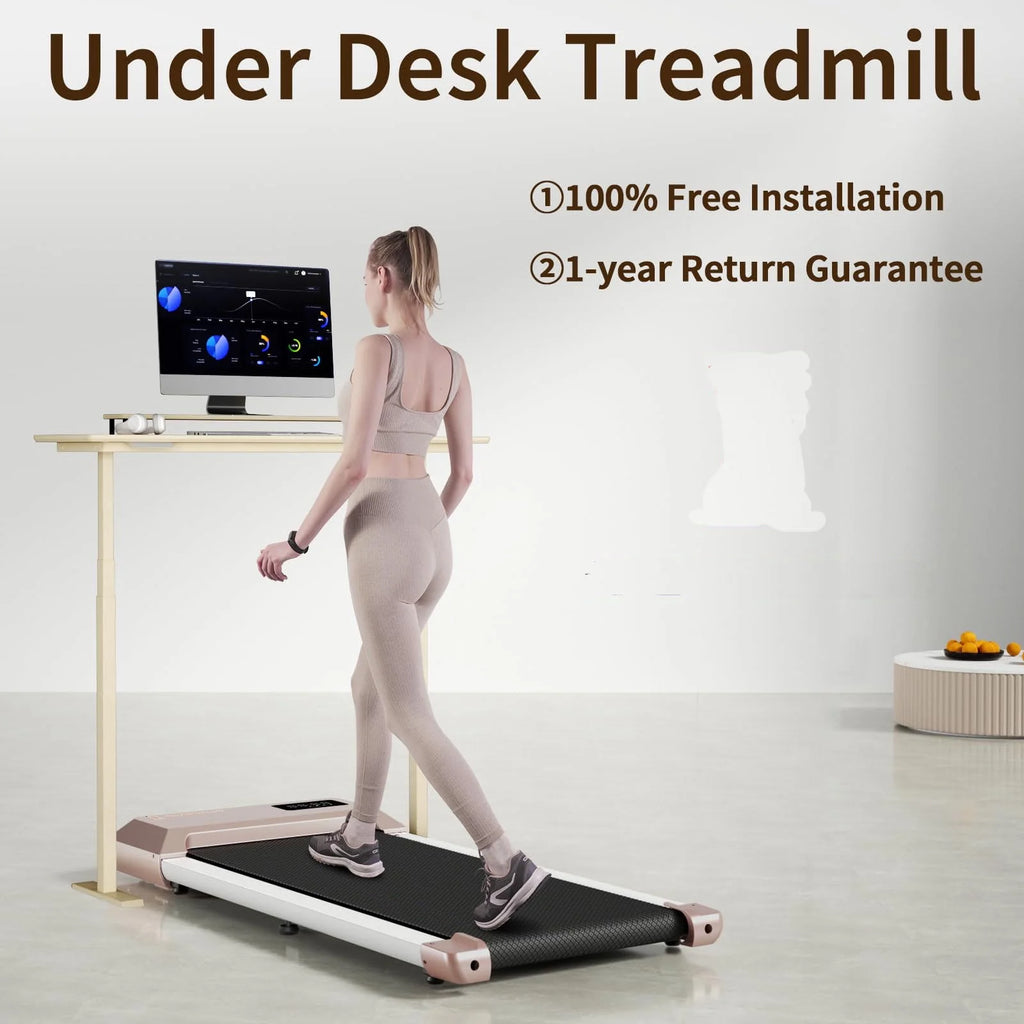 2.5Hp Ultra-Quiet Walking Pad Treadmill with Remote Control B808121