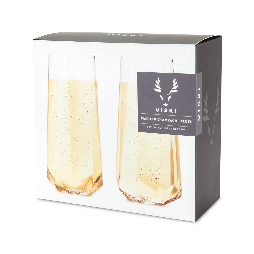 Crystal Champagne Flutes Gift Set R871