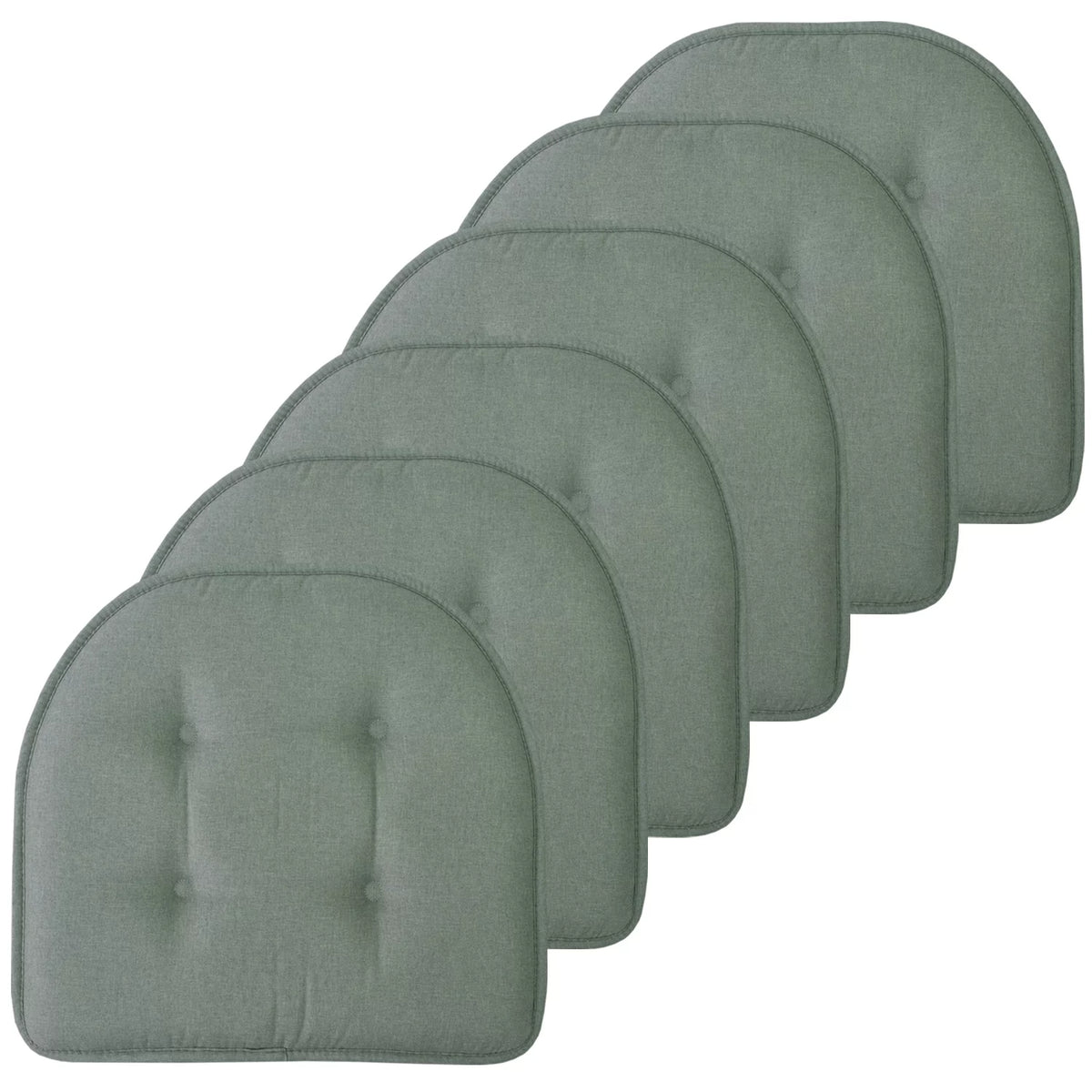 Memory Foam No Slip Chair Pad Cushion 6 Pack B996726