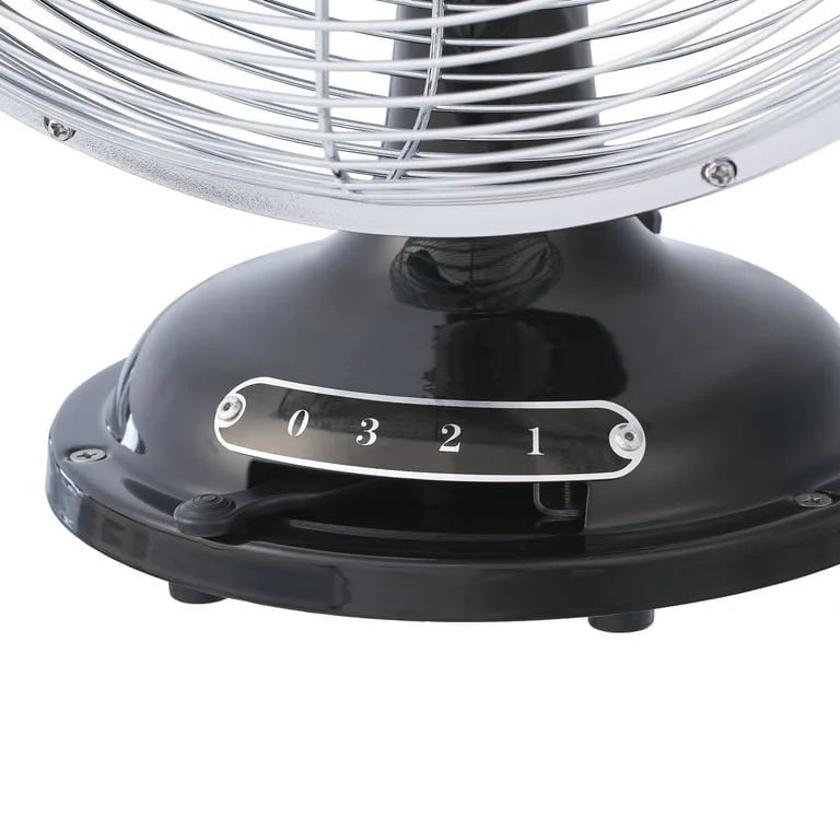 12'' Retro 3-Speed Metal Table Fan B486