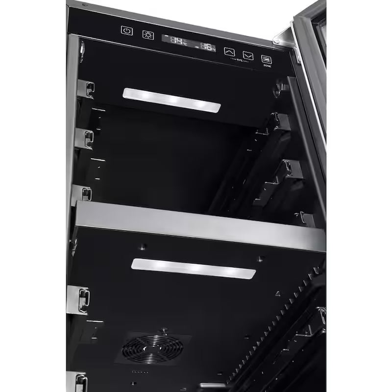 27-Bottle Dual Zone Stainless Steel Wine Cooler W106